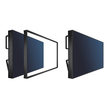 Decorative overframe kit for MultiSync UN552 and UN552V, black