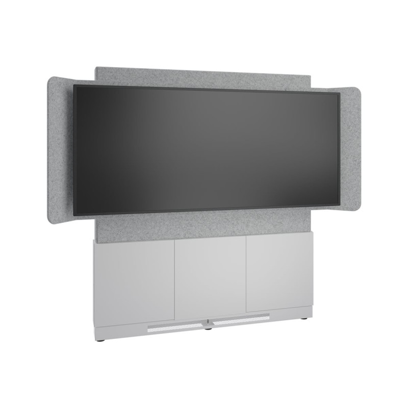 Forum 66" wide Floor-to-Wall Display Sta | APLIUM