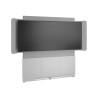 Forum 66" wide Floor-to-Wall Display Sta | APLIUM