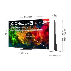 TV LG 85" QNED81 MiniLed | APLIUM