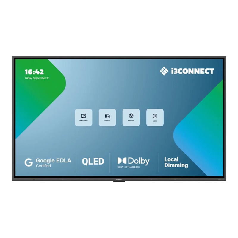 Interactive Flat Panel Display 55''. No incluye soporte a pared.