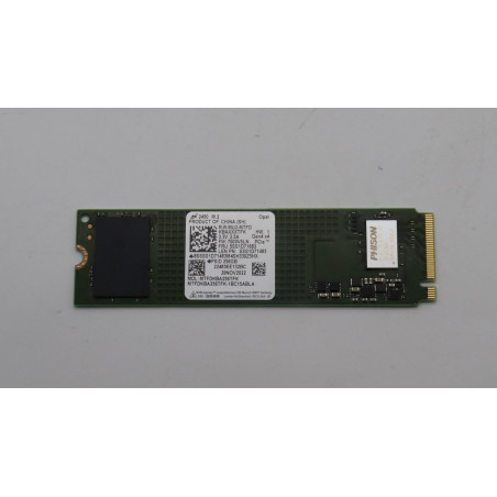 256GB M.2 NVMe SSD with PCIe