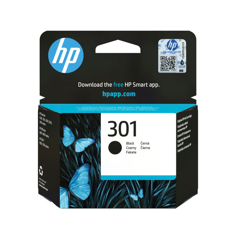 HP 301 Black Ink Cartridge