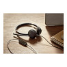 Hdset 321 Wired Sngl CarbonBK USB-A+Adap | APLIUM