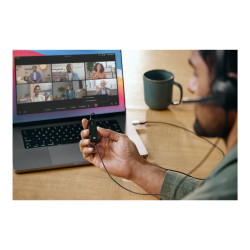 Hdset 322 Wired Dual CarbonBK USB-A | APLIUM