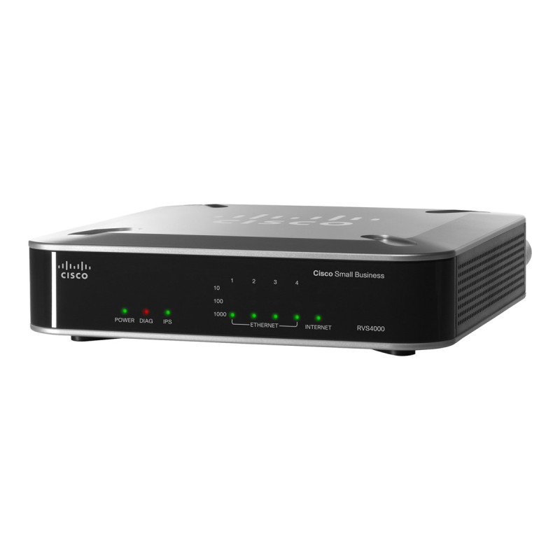Cisco Small Business RVS4000 - Router conmutador de 4 puerto | APLIUM