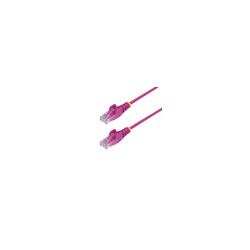 2m Pink Slim CAT6 Ethernet Cable