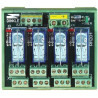 5A, 2 FORM C RELAY 24VDC x 4