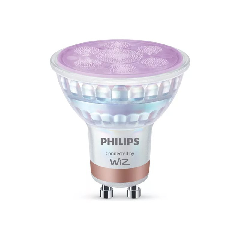 WiZ - Bombilla de foco LED - forma: PAR16 - transparente acabado - GU1