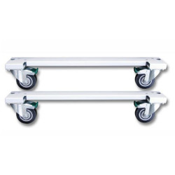Heavy duty castor for cabinets