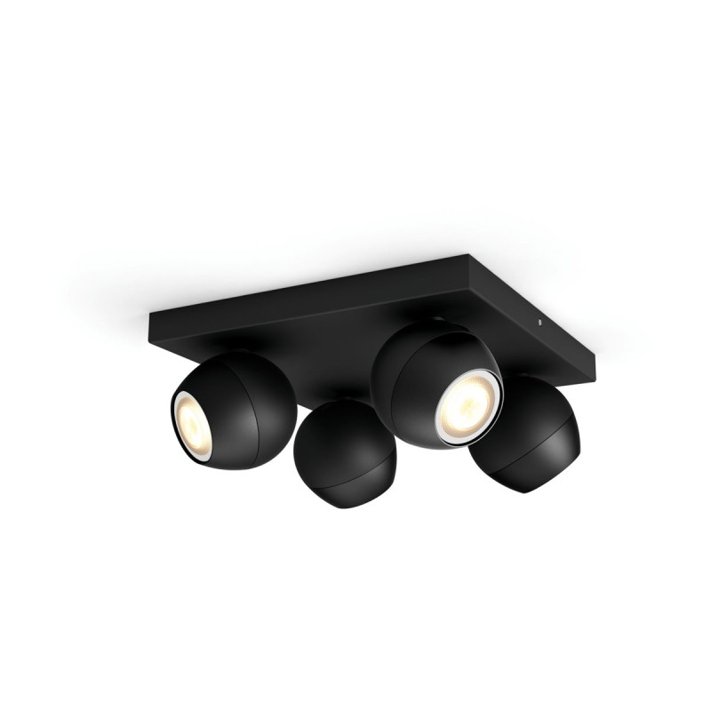 Philips Hue White ambiance Buckram - Foco - bombilla de foco LED x 4 -