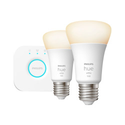 Philips Hue White Starter Kit - Juego de iluminación inalámbrico - bom