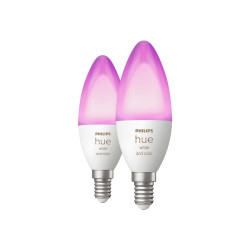 Philips Hue White and Color Ambiance - Bombilla LED - forma: B39 - E14