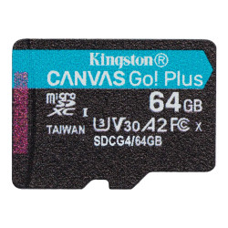 64GB Msdxc Canvas Go Plus 200R GEN4 A2 U3 Single Pack W/O Ad | APLIUM