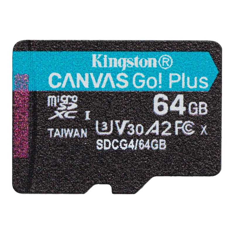 64GB Msdxc Canvas Go Plus 200R GEN4 A2 U3 Single Pack W/O Ad | APLIUM