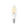 WiZ Whites - Bombilla con filamento LED - forma: C35 - E14 - 4.9 W (eq