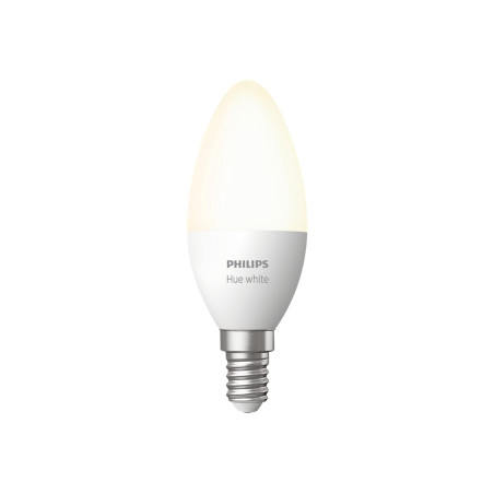 Philips Hue White Single - Bombilla LED - forma: vela - E14 | APLIUM