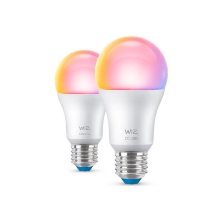 WiZ Colors - Bombilla LED - forma: A60 - escarchado acabado - E27 - 8.