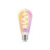 WiZ Colors - Bombilla con filamento LED - forma: ST64 - transparente a