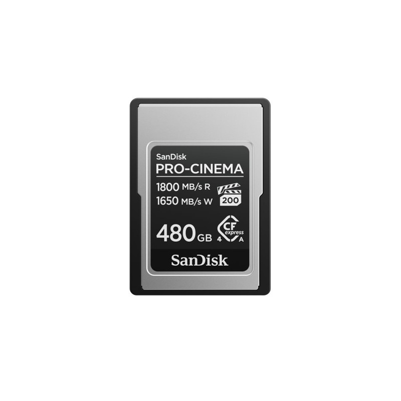SanDisk PRO-CINEMA - Tarjeta de memoria flash - 480 GB - CFe | APLIUM