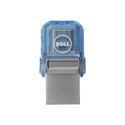 Dell Combo - Unidad flash USB - 64 GB - USB 3.0 / USB Tipo-C