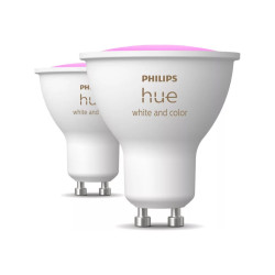 Philips Hue White and Color Ambiance - Bombilla de foco LED - GU10 - 4