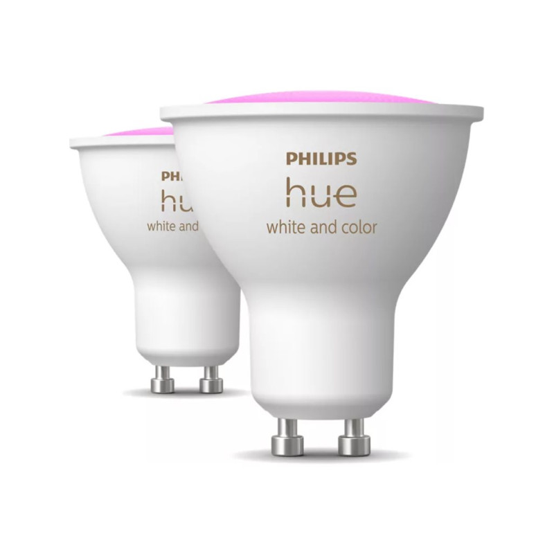 Philips Hue White and Color Ambiance - Bombilla de foco LED - GU10 - 4