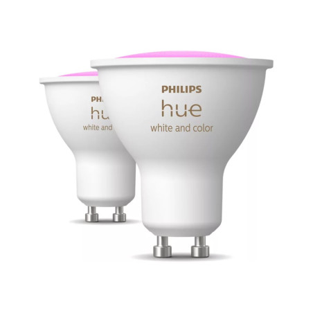 Philips Hue White and Color Ambiance - Bombilla de foco LED - GU10 - 4