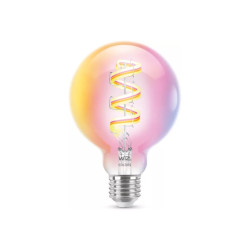 WiZ Colors - Bombilla con filamento LED - forma: G95 - transparente ac