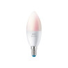 WiZ Colors - Bombilla LED - forma: C35 - E14 - 4.9 W (equivalente 40 W