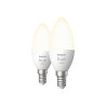 Philips Hue White - Bombilla LED - forma: vela - E14 - 5.5 W (equivale