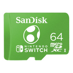 SanDisk Nintendo Switch - Tarjeta de memoria flash - 64GB - | APLIUM