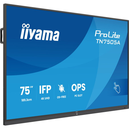 75" IFP OS-Free, UHD IPS panel