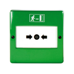 Pulsador manual de emergencia rearmable