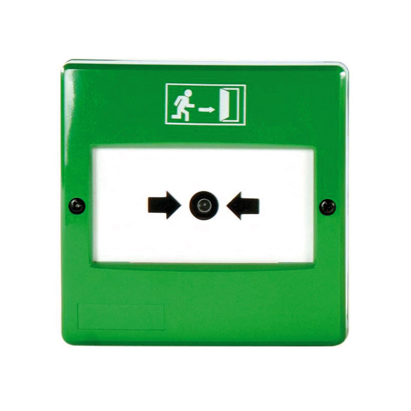 Pulsador manual de emergencia rearmable
