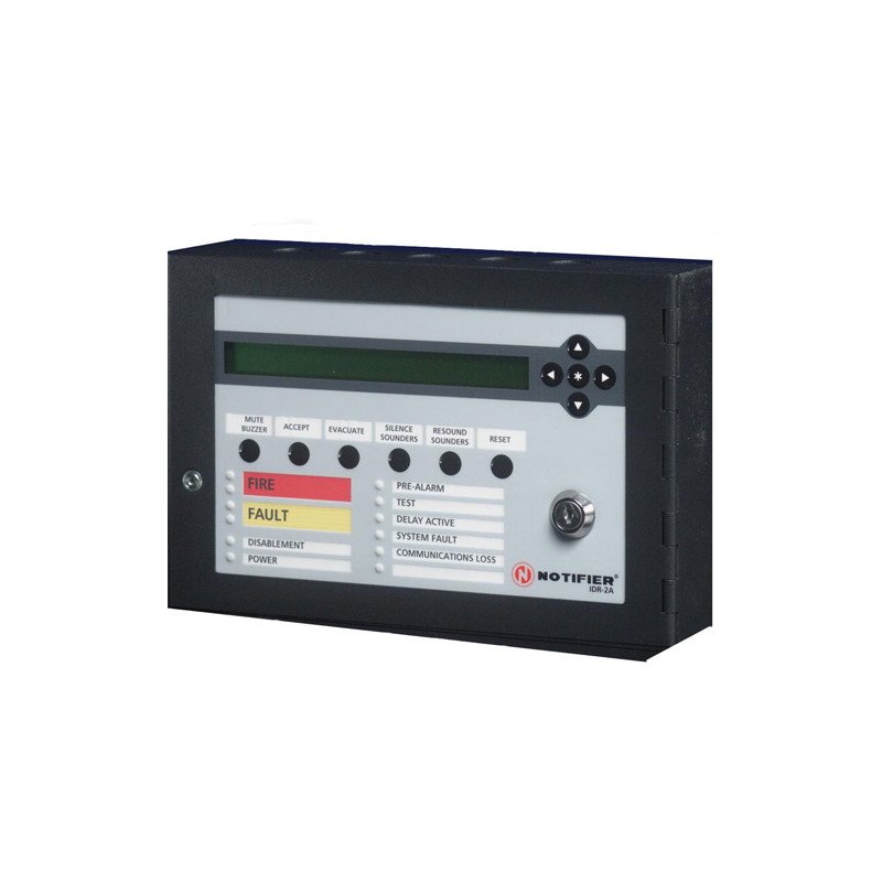 Panel repetidor remoto con pantalla alfanumérica de cristal líquido LC