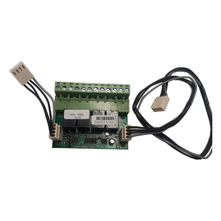 Tarjeta de 4 relés NA/NC configurable