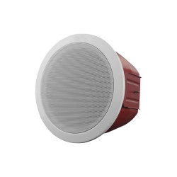 Altavoz de techo metálico de doble vía de 6,5" con cúpula ignífuga