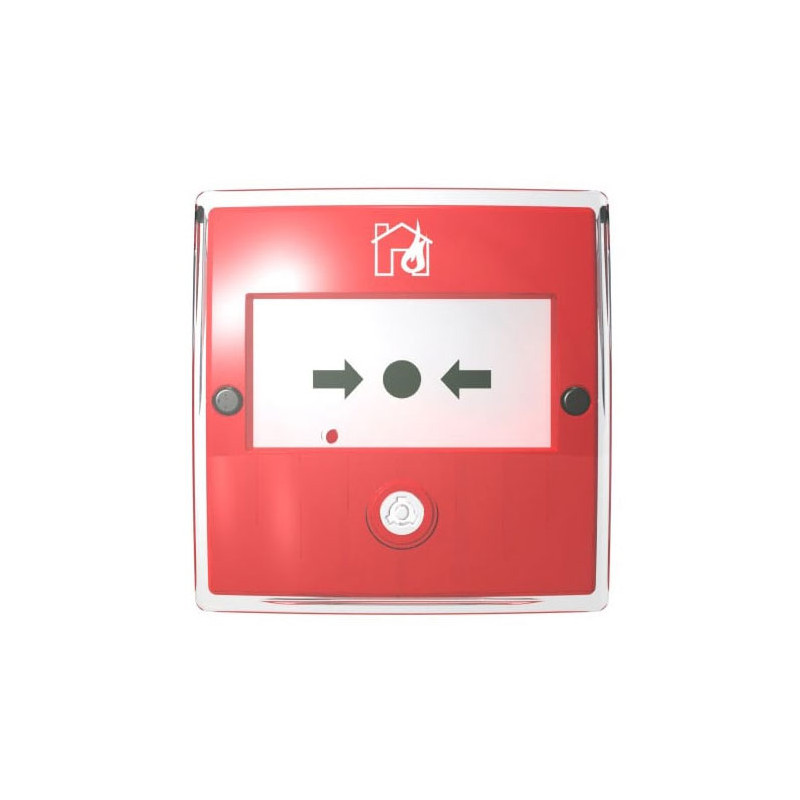 Pulsador manual de alarma rearmable Morley-IAS