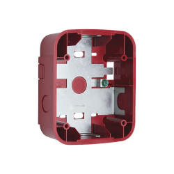 Caja de interior roja de montaje en superficie