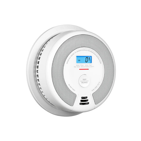 Detector autónomo combinado de CO y humo