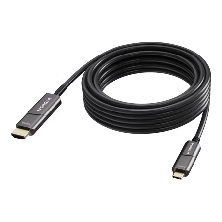 VISION - Cable adaptador - USB-C macho a HDMI macho - 10 m - | APLIUM
