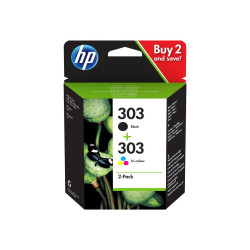 HP 303 2-PACK BLACK/TRI-COLOR Original Ink Cartridges | APLIUM