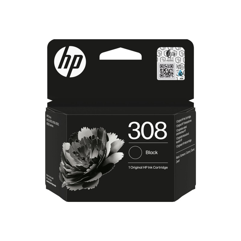 HP INC 7FP21UE#30A - HP 308 Black Original Ink Cartridge | APLIUM
