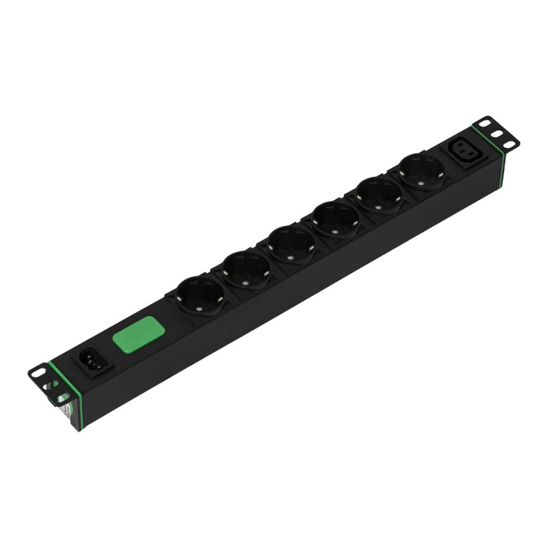 Easypdu Basic 1U 10A 230V 6SCH 1C13 | APLIUM