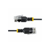 Cable Ethernet CAT6A Ultra Delgado 4M Negro Snagless Utp | APLIUM