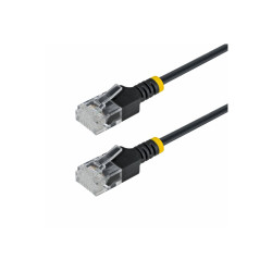 Cable Ethernet CAT6A Ultra Slim 15CM Negro Snagless Utp | APLIUM