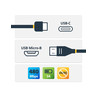 Cable - USBC to Micro USB 2m 6 ft.
