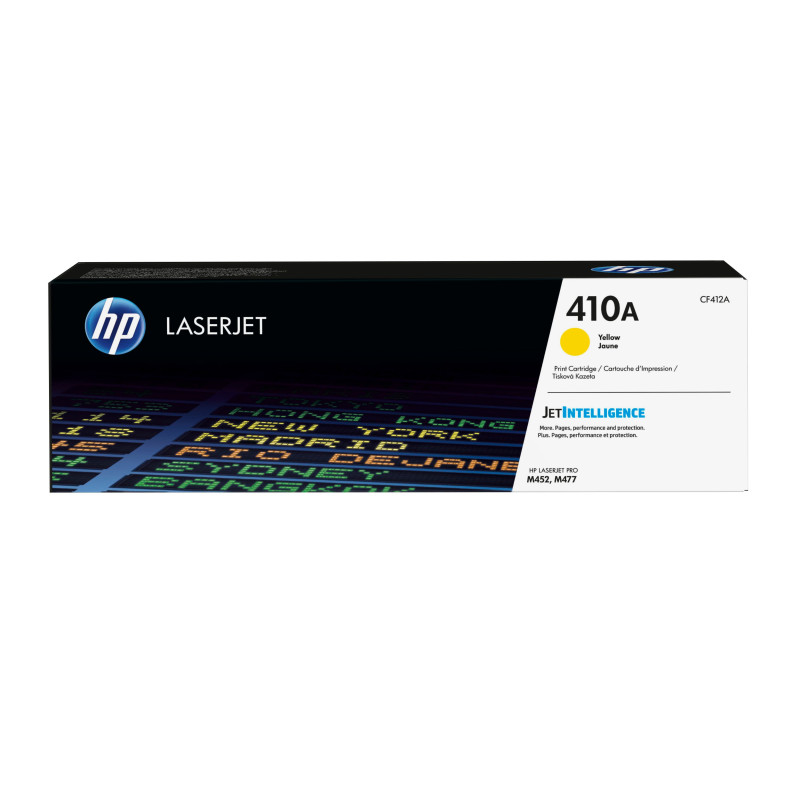 HP Toner/410A Yellow LaserJet Cartridge