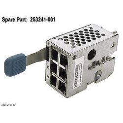 6-Port RJ45 patch panel module